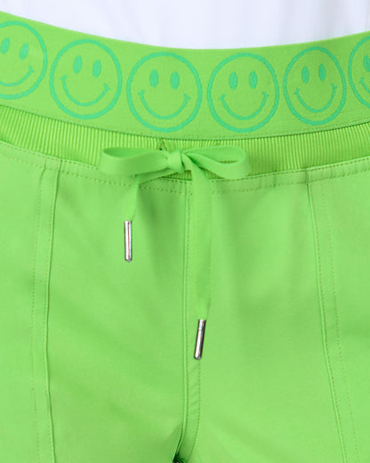 Zavate Smile Jogger Pant Style 3080 in color Electric Green Image 3