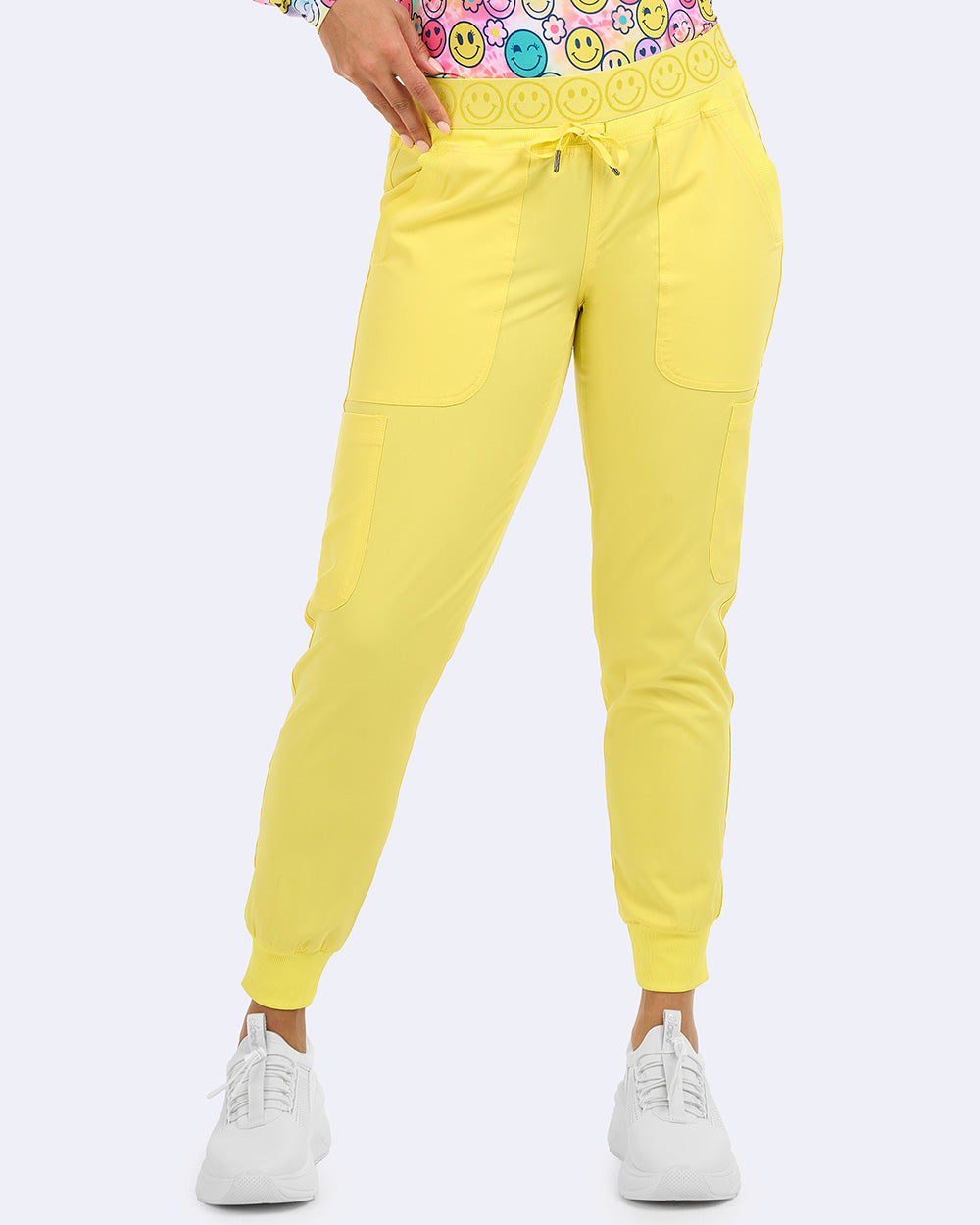 Zavate Smile Jogger Pant Style 3080 in color Lemon Image 1