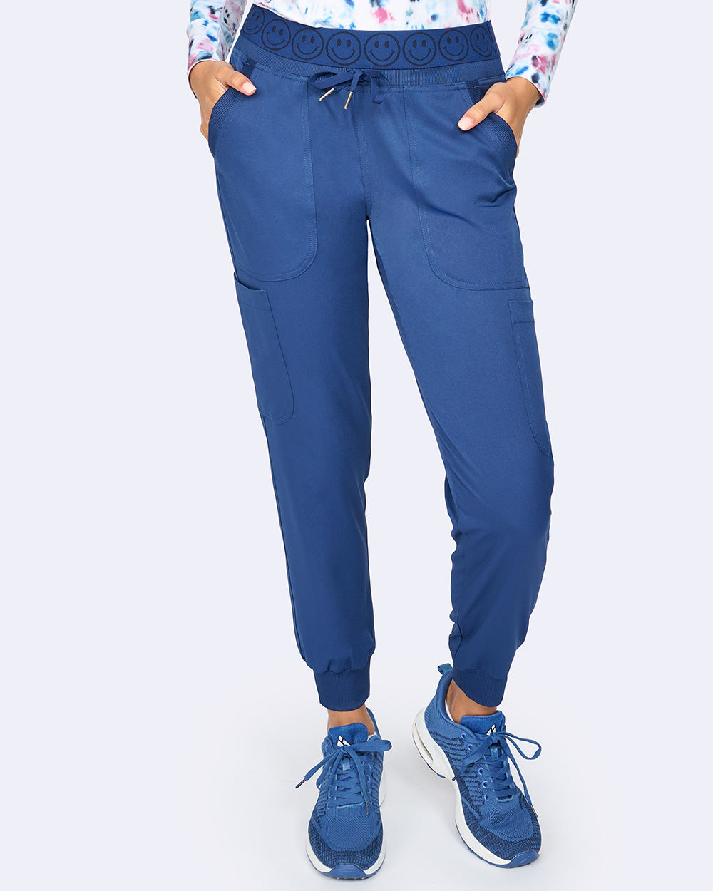 Zavate Smile Jogger Pant Style 3080 in color Navy Image 1