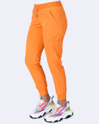 Zavate Smile Jogger Pant Style 3080 in color Orange Glow Image 1