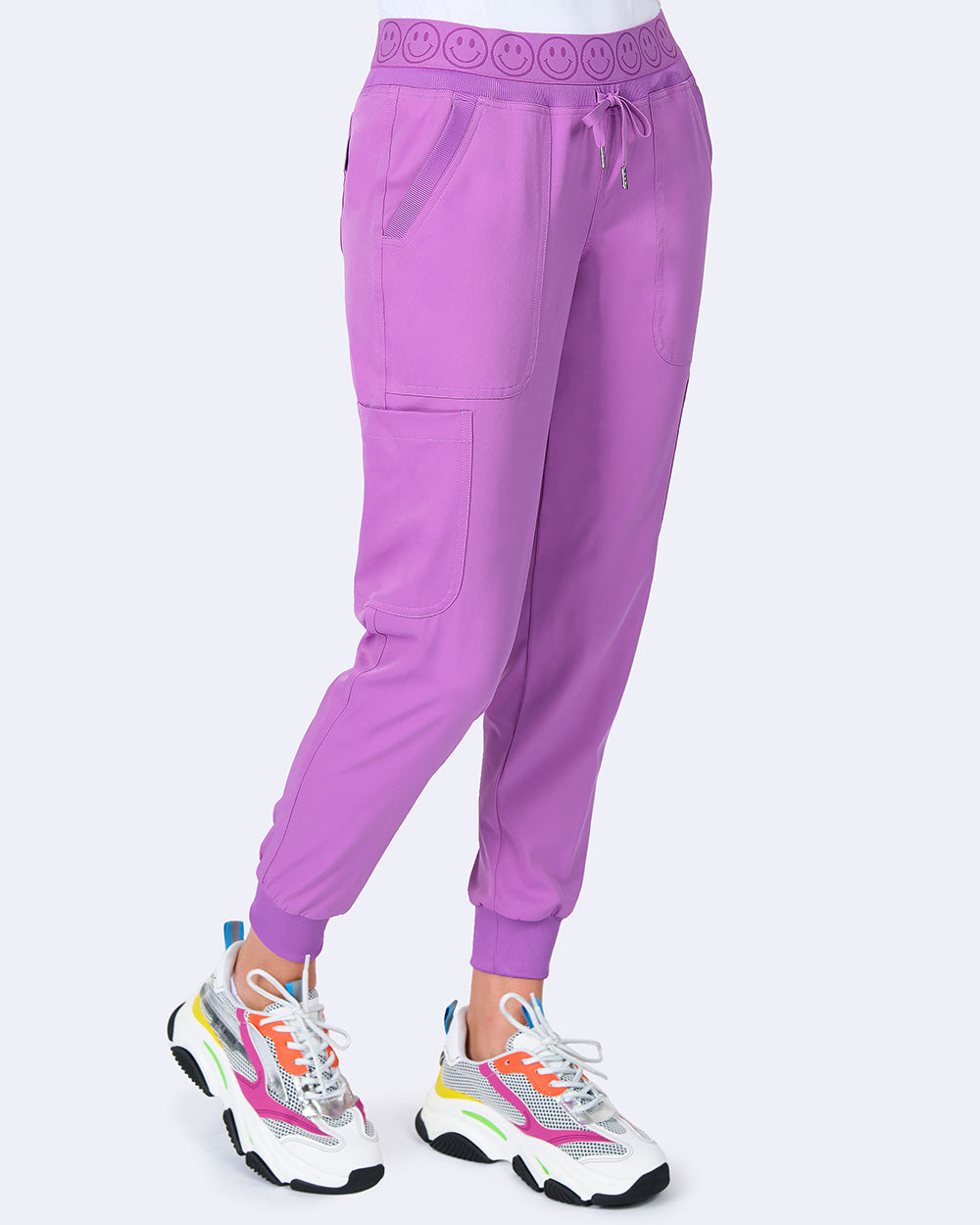 Zavate Smile Jogger Pant Style 3080 in color Power Purple Image 1