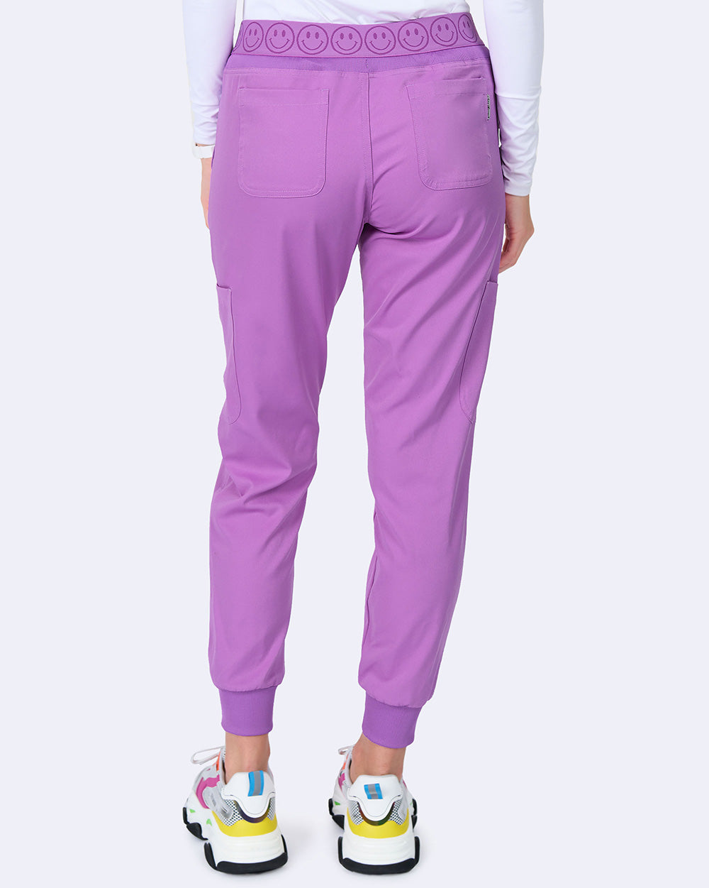 Zavate Smile Jogger Pant Style 3080 in color Power Purple Image 2