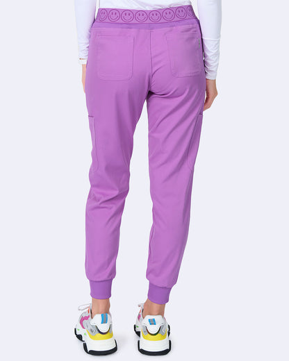 Zavate Smile Jogger Pant Style 3080 in color Power Purple Image 2