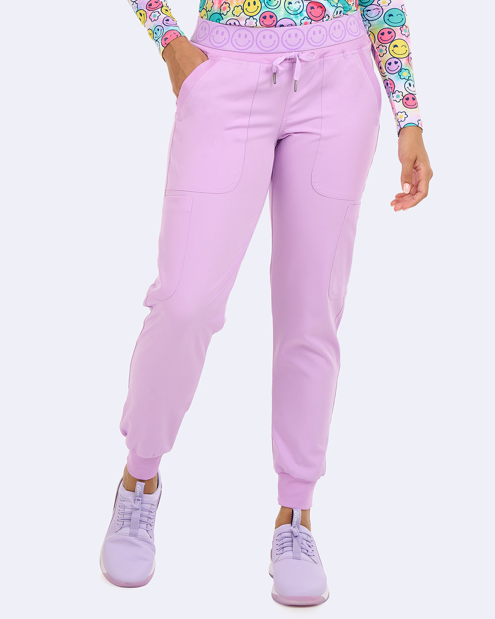 Zavate Smile Jogger Pant Style 3080 in color Sugar Plum Image 1