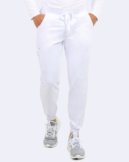 Zavate Free-Flex Jogger Pant Style 3093 in color White Image 1