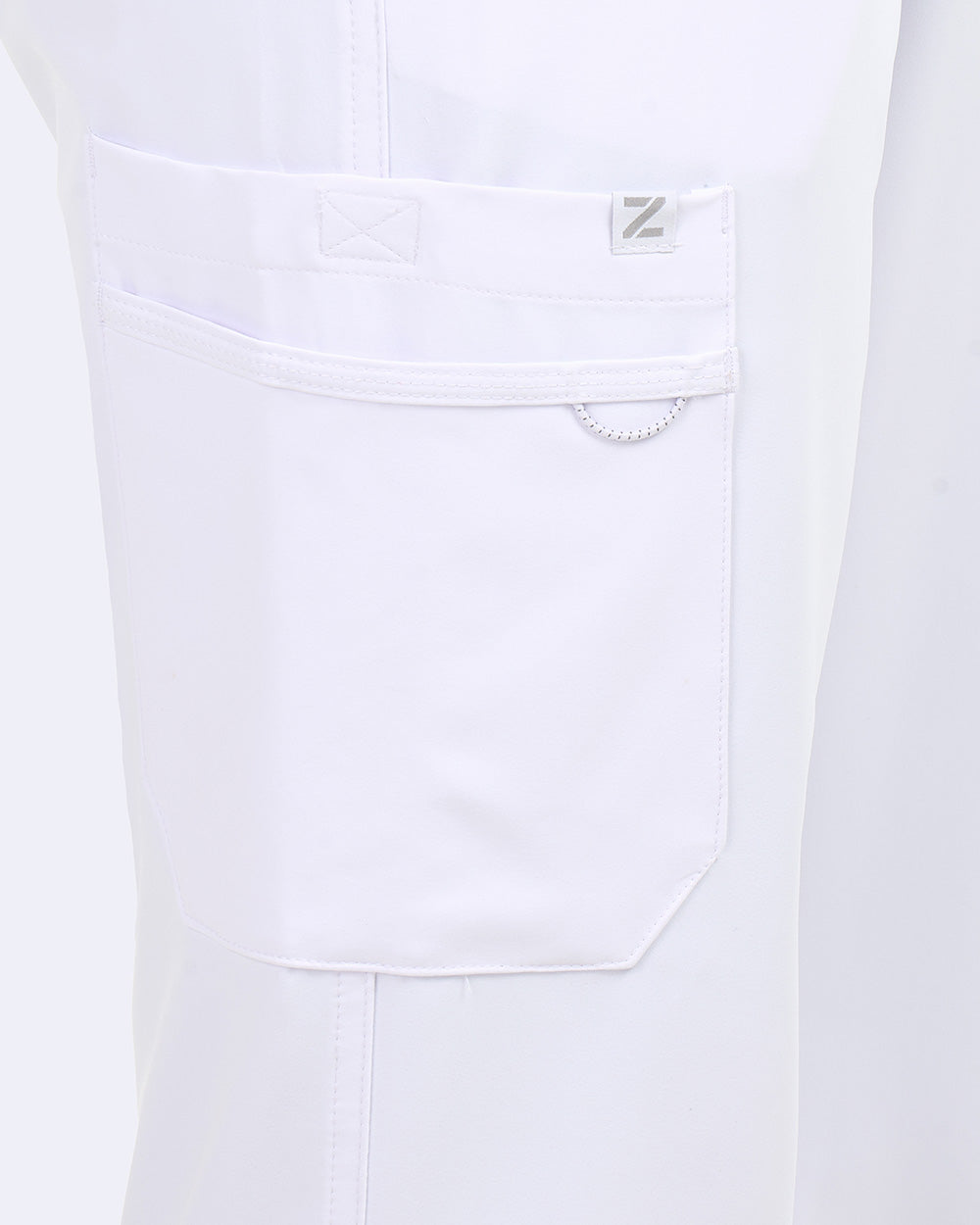 Zavate Activator Straight Leg Pant Style 3099 in color White Image 3