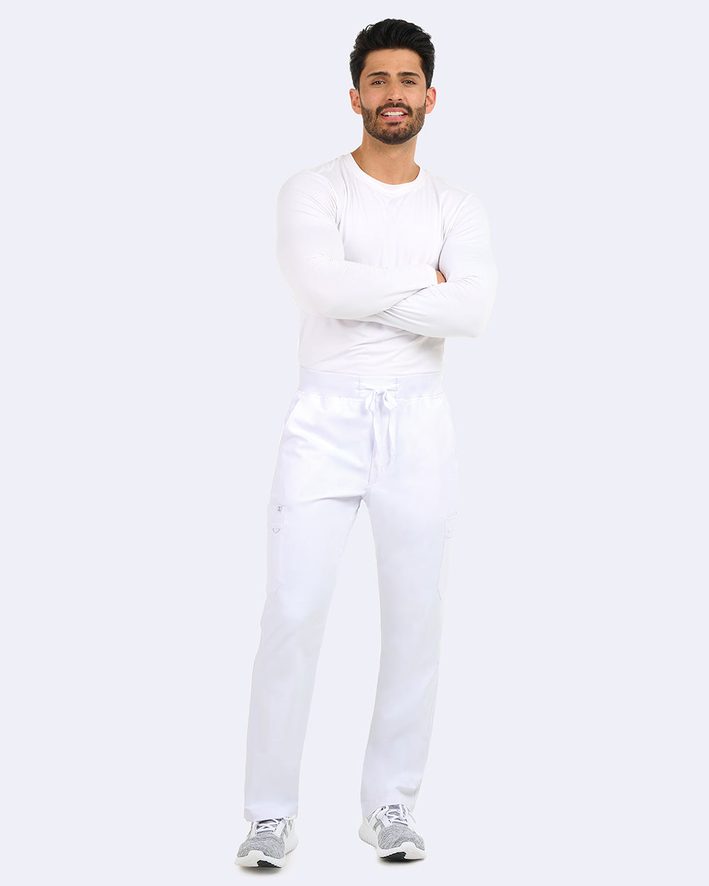 Zavate Activator Straight Leg Pant Style 3099 in color White Image 4