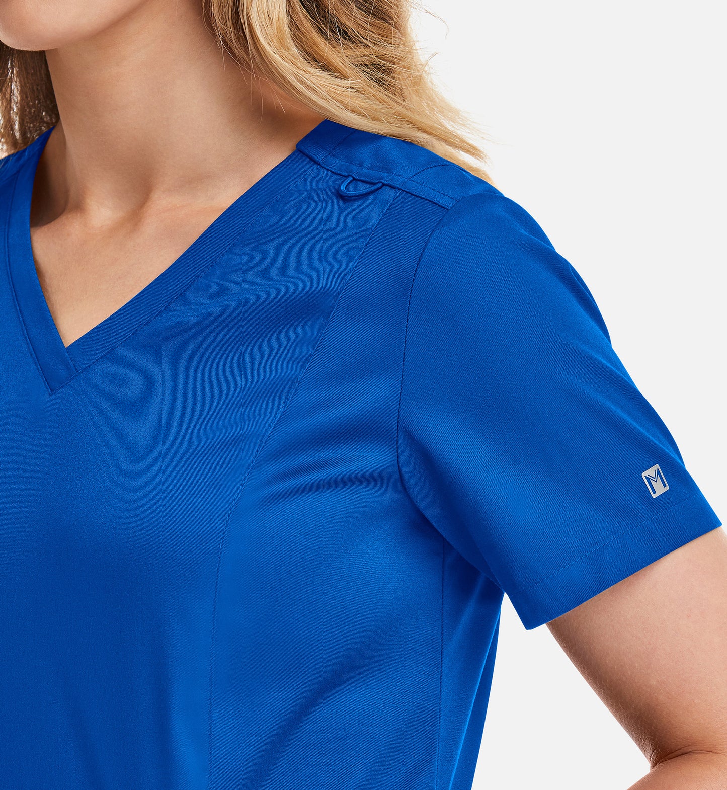 Matrix 3501 Women’s Double V-Neck Top Royal Blue