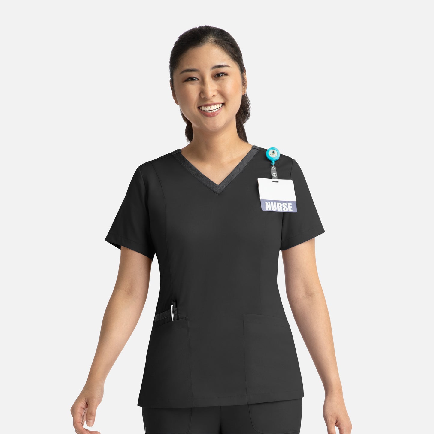 Matrix 3502 Contrast Double V-Neck Scrub Top