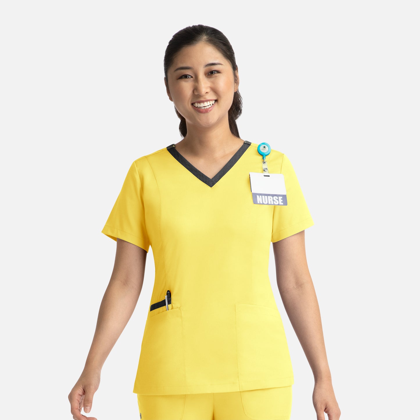 Matrix 3502 Contrast Double V-Neck Scrub Top