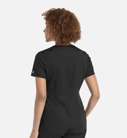 Matrix 3503 Women’s Tuckable V Neck Top Black