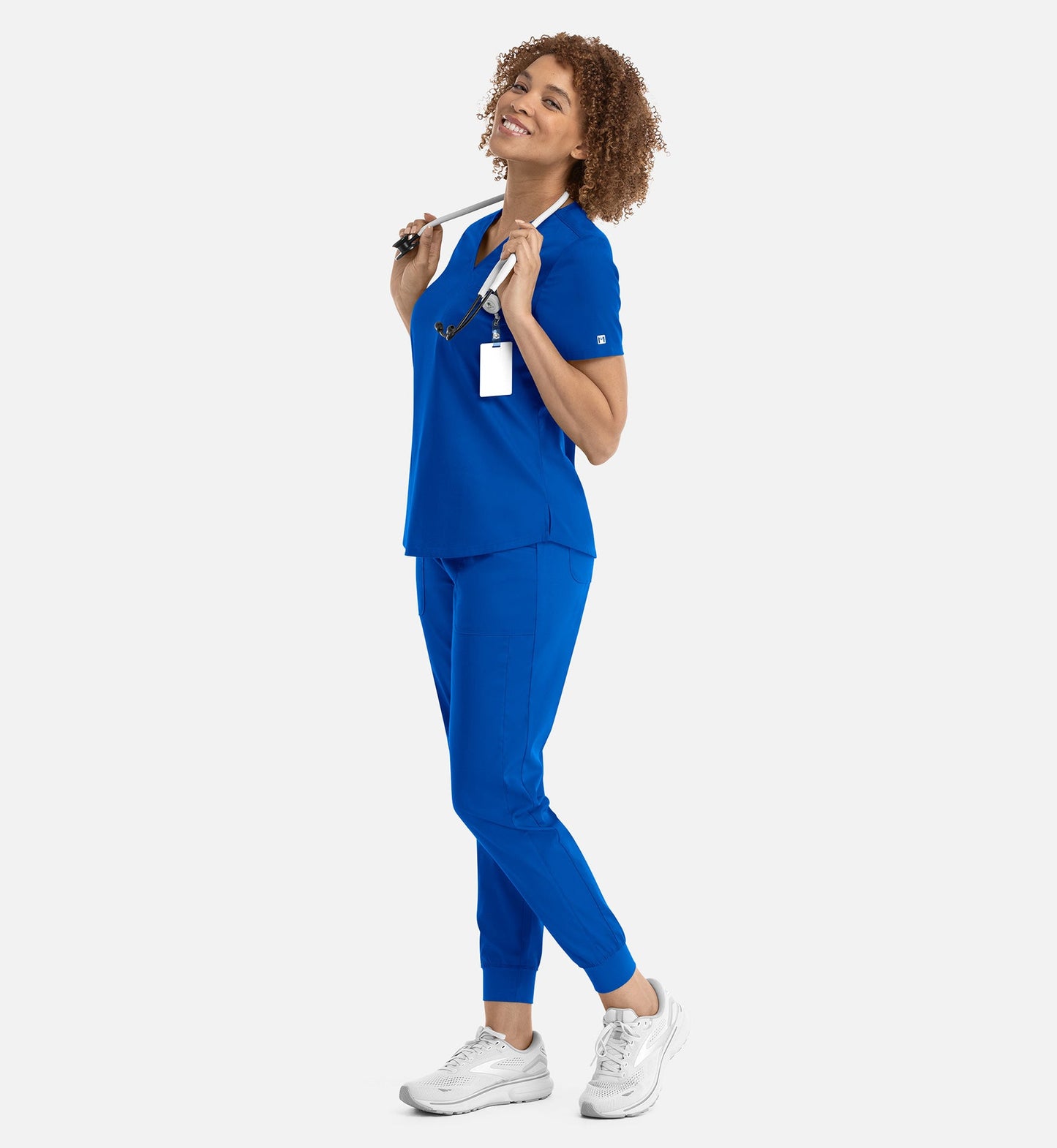 Matrix 3503 Women’s Tuckable V Neck Top  Royal Blue
