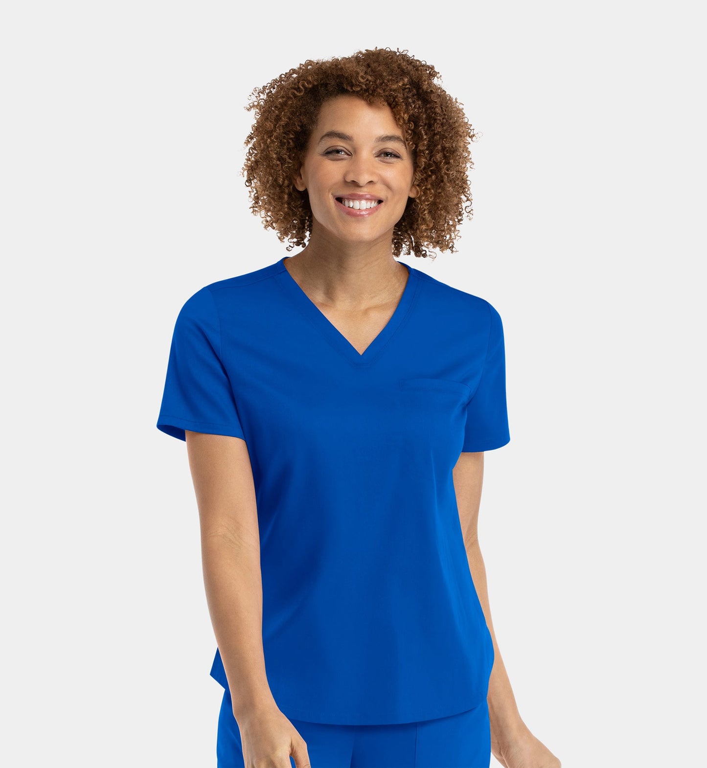 Matrix 3503 Women’s Tuckable V Neck Top  Royal Blue