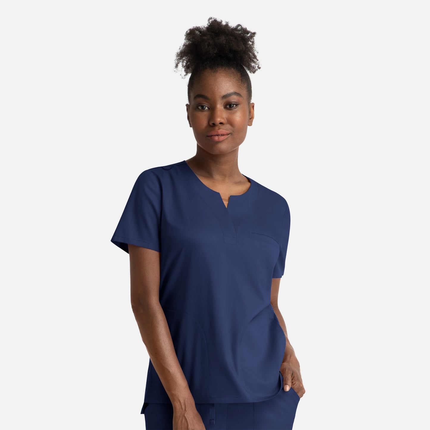 Matrix 3504 Notched Crew Neck Scrub Top