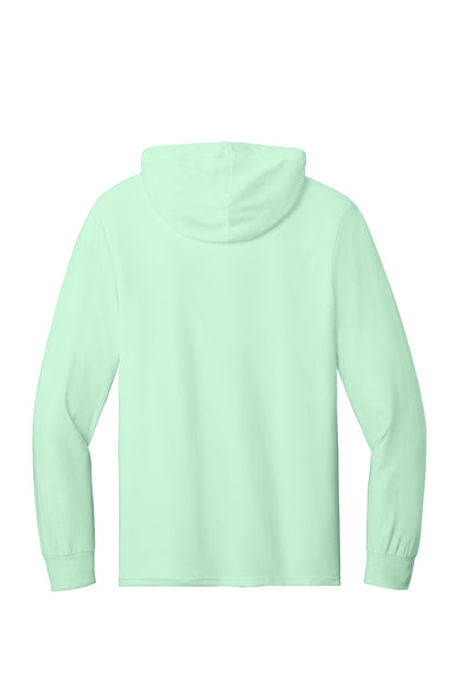 Jerzees Classics Unisex Cotton Long Sleeve Hooded T-Shirt 363LH Mint To Be
