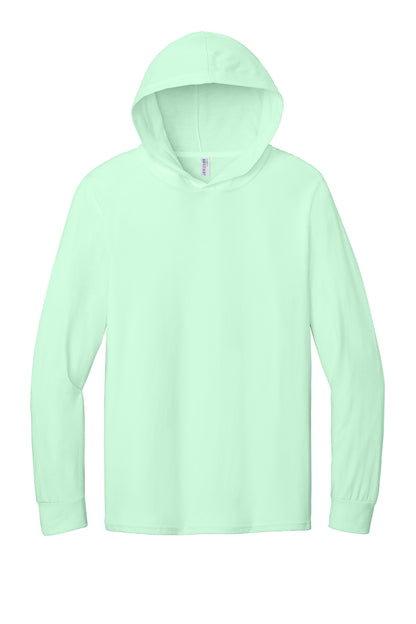 Jerzees Classics Unisex Cotton Long Sleeve Hooded T-Shirt 363LH Mint To Be