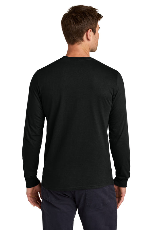 Jerzees Classics Unisex Cotton Long Sleeve T-Shirt 363L Black Ink