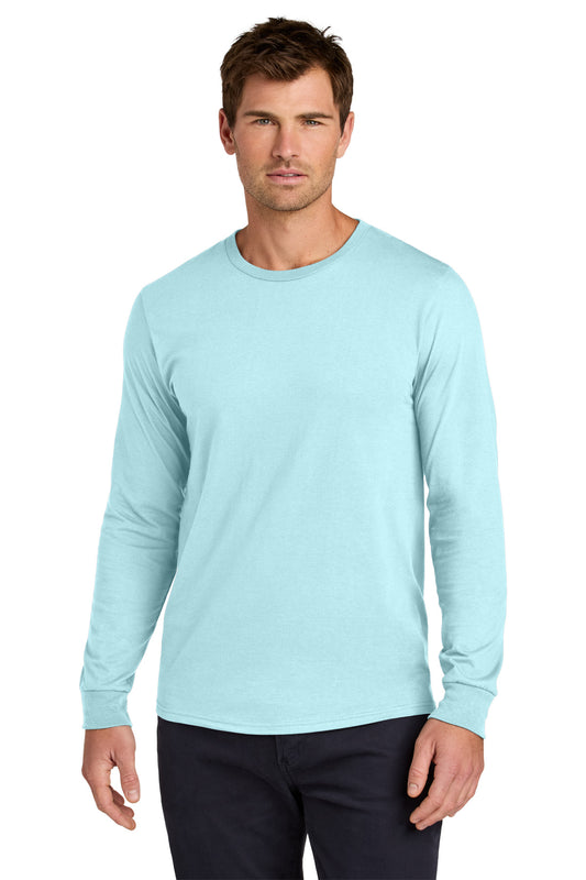 Jerzees Classics Unisex Cotton Long Sleeve T-Shirt 363L Breezy Blue