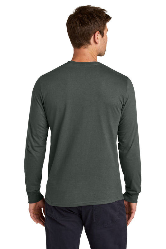 Jerzees Classics Unisex Cotton Long Sleeve T-Shirt 363L Charcoal Grey