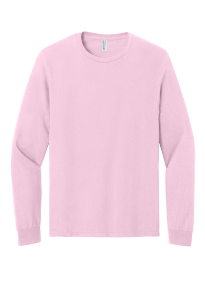 Jerzees Classics Unisex Cotton Long Sleeve T-Shirt 363L Classic Pink
