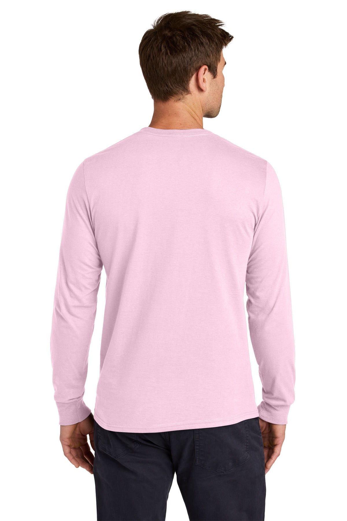 Jerzees Classics Unisex Cotton Long Sleeve T-Shirt 363L Classic Pink