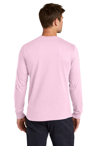 Jerzees Classics Unisex Cotton Long Sleeve T-Shirt 363L Classic Pink