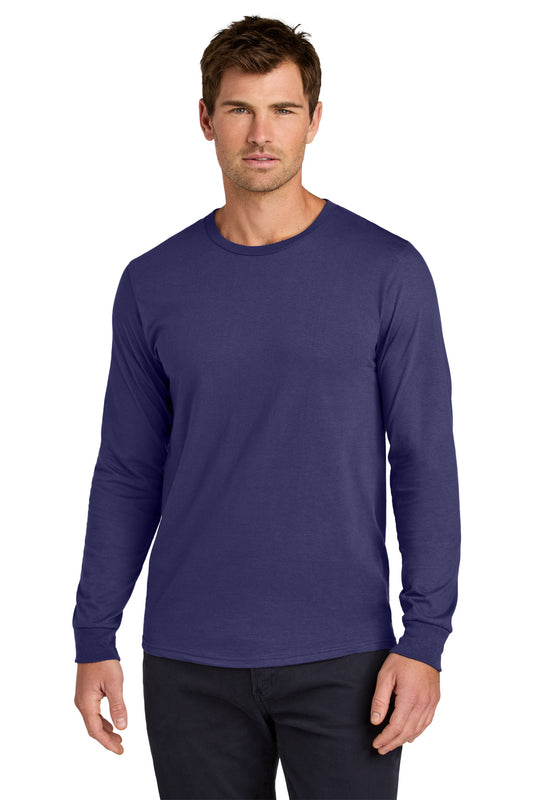 Jerzees Classics Unisex Cotton Long Sleeve T-Shirt 363L Deep Purple
