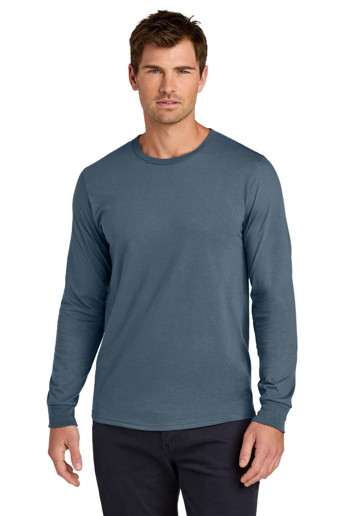 Jerzees Classics Unisex Cotton Long Sleeve T-Shirt 363L Denim