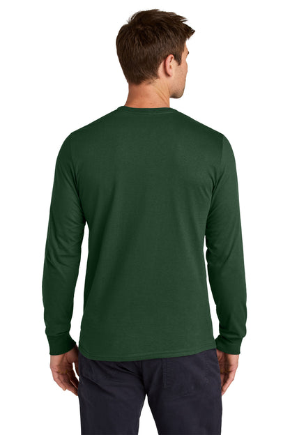 Jerzees Classics Unisex Cotton Long Sleeve T-Shirt 363L Forest Green