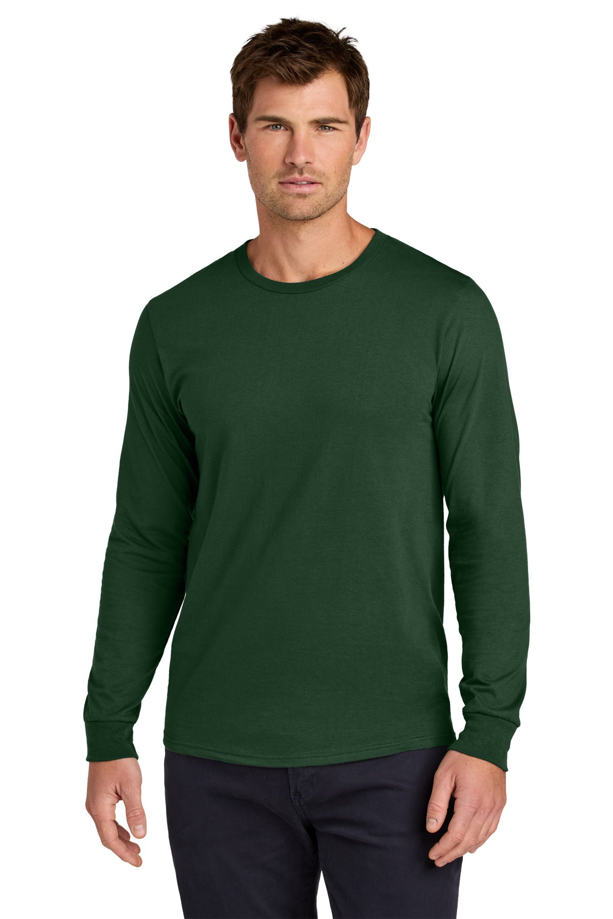 Jerzees Classics Unisex Cotton Long Sleeve T-Shirt 363L Forest Green