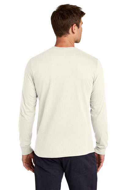 Jerzees Classics Unisex Cotton Long Sleeve T-Shirt 363L Sweet Cream Heather