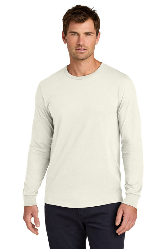 Jerzees Classics Unisex Cotton Long Sleeve T-Shirt 363L Sweet Cream Heather