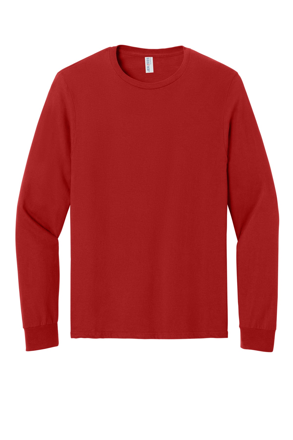 Jerzees Classics Unisex Cotton Long Sleeve T-Shirt 363L True Red