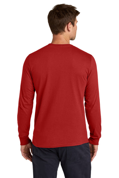 Jerzees Classics Unisex Cotton Long Sleeve T-Shirt 363L True Red
