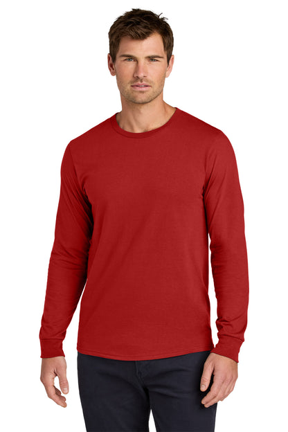 Jerzees Classics Unisex Cotton Long Sleeve T-Shirt 363L True Red