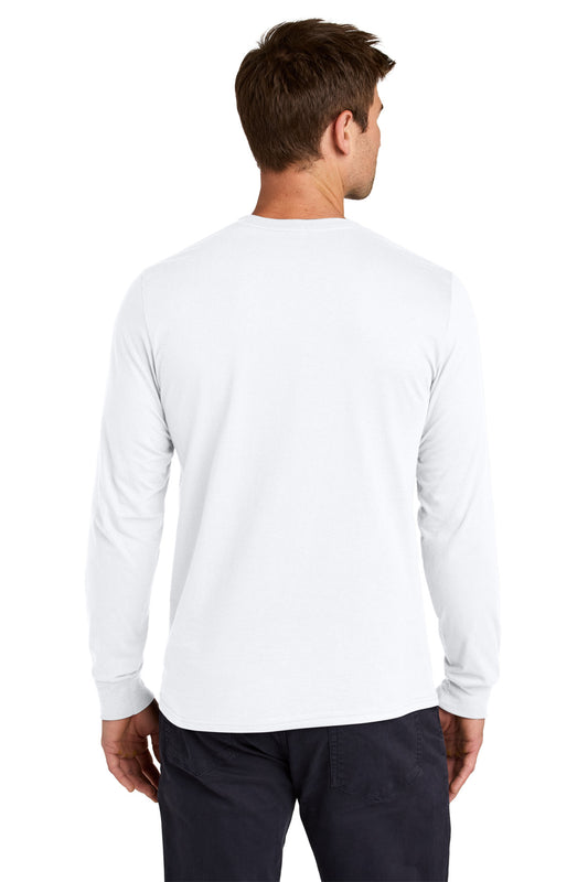 Jerzees Classics Unisex Cotton Long Sleeve T-Shirt 363L White