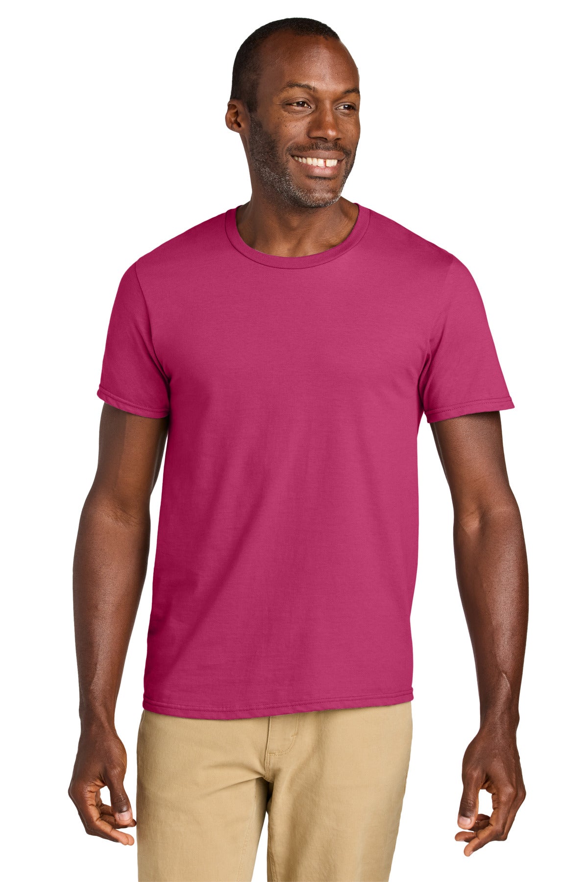 Jerzees Classics Unisex Cotton T-Shirt 363M Cyber Pink