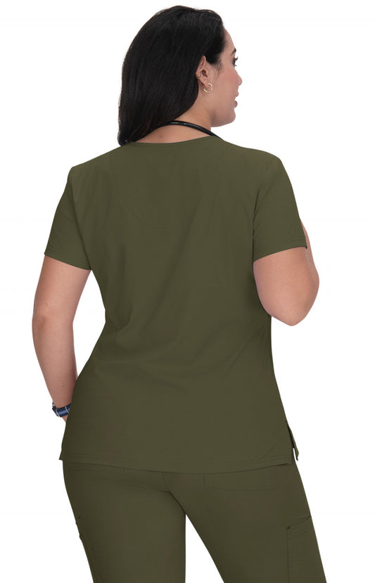 Basics 373 Becca Top Olive Green