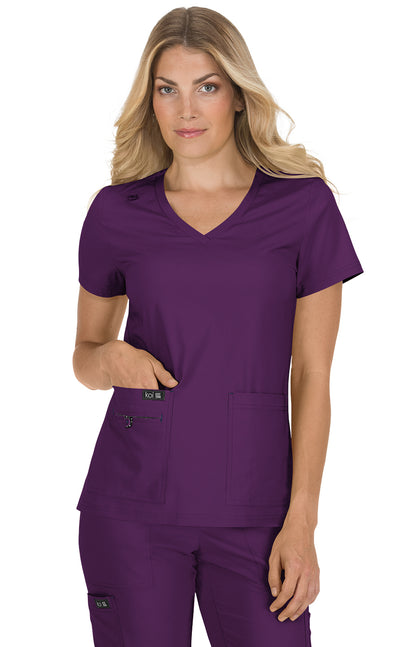 Basics 373 Becca Top Eggplant