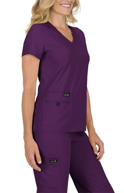 Basics 373 Becca Top Eggplant