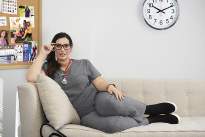 Basics 373 Becca Top Heather Grey