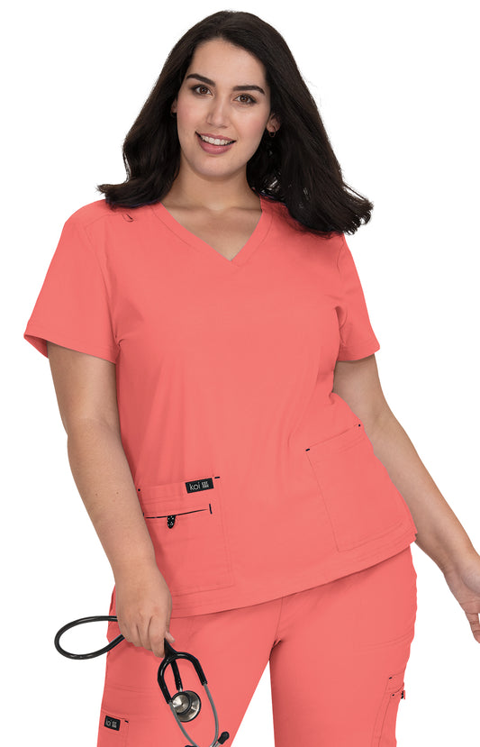 Basics 373 Becca Top Coral