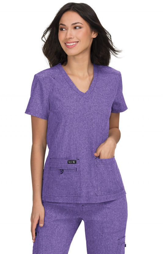 Basics 373 Becca Top Heather Wisteria