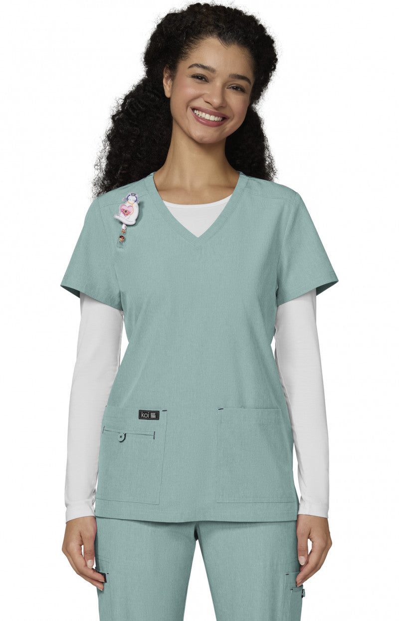 Basics 373 Becca Top Heather Sage