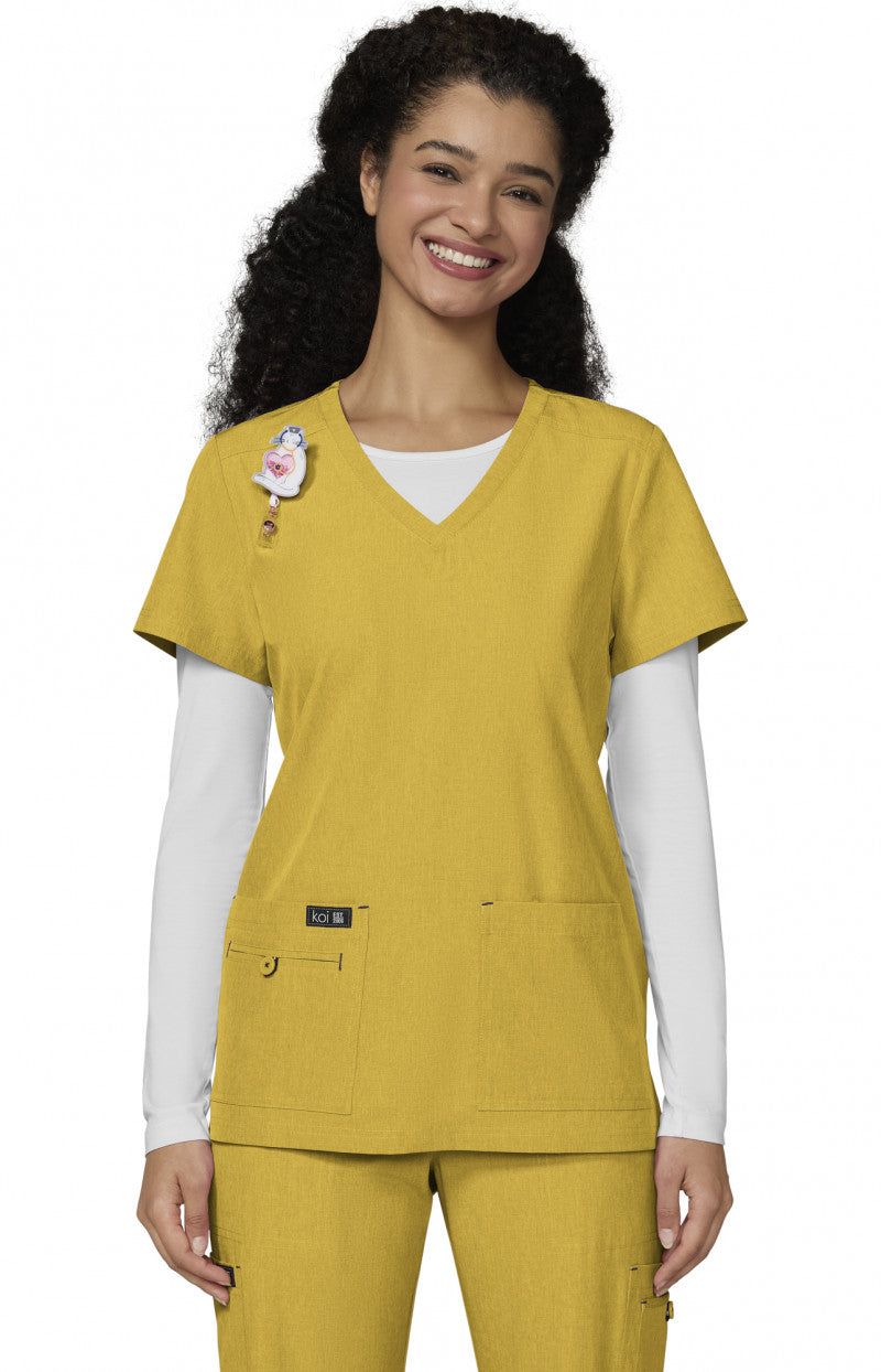 Basics 373 Becca Top Heather Mango