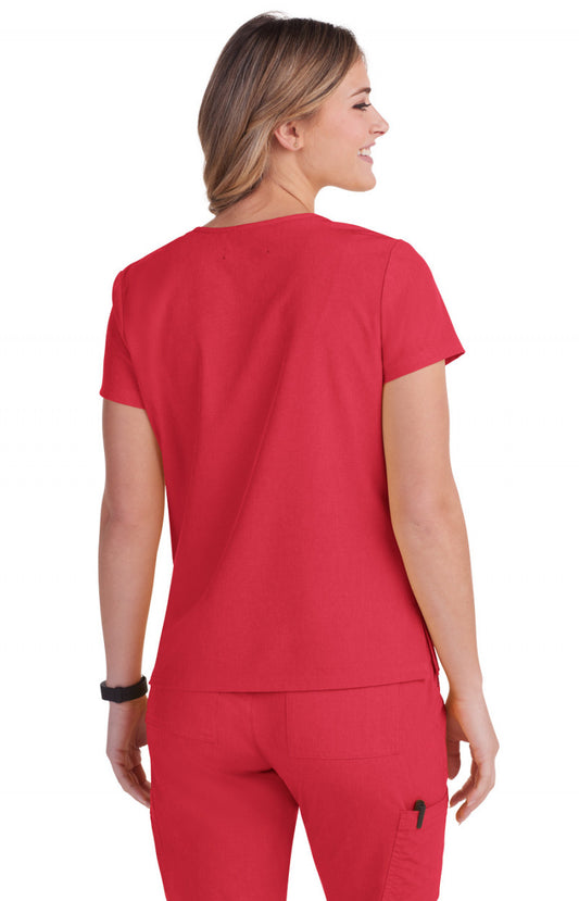 Basics 373 Becca Top Heather Candy Red