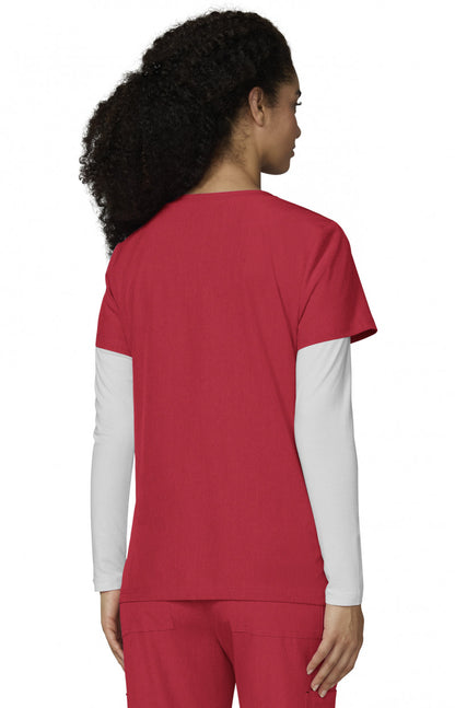 Basics 373 Becca Top Heather Candy Red