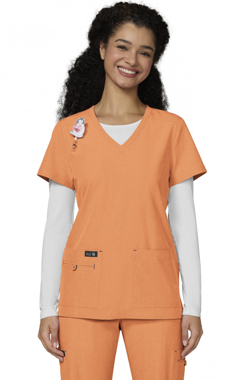 Basics 373 Becca Top Heather Apricot