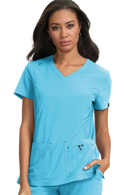 Basics 374 Katie Top Electric Blue