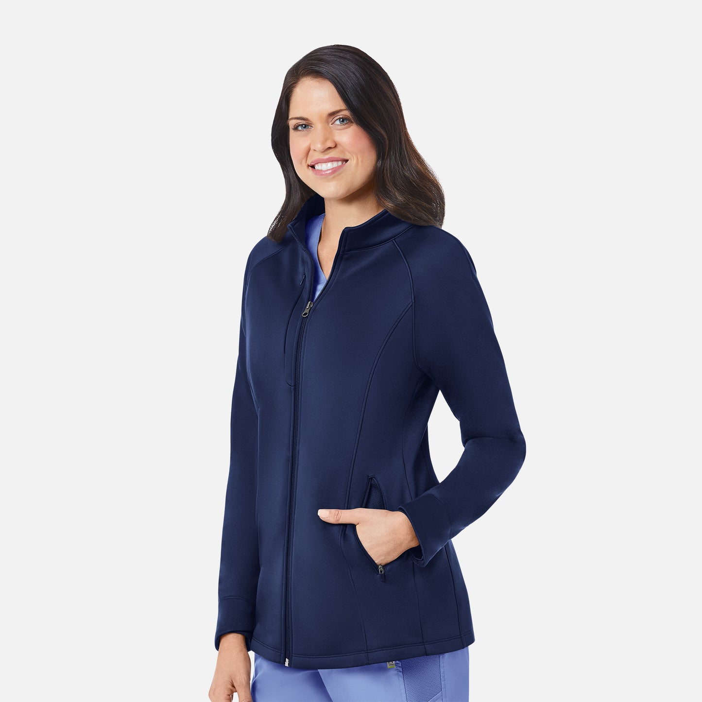 Blaze Jacket 3812 Women’s Warm-up Fleece Jacket Navy